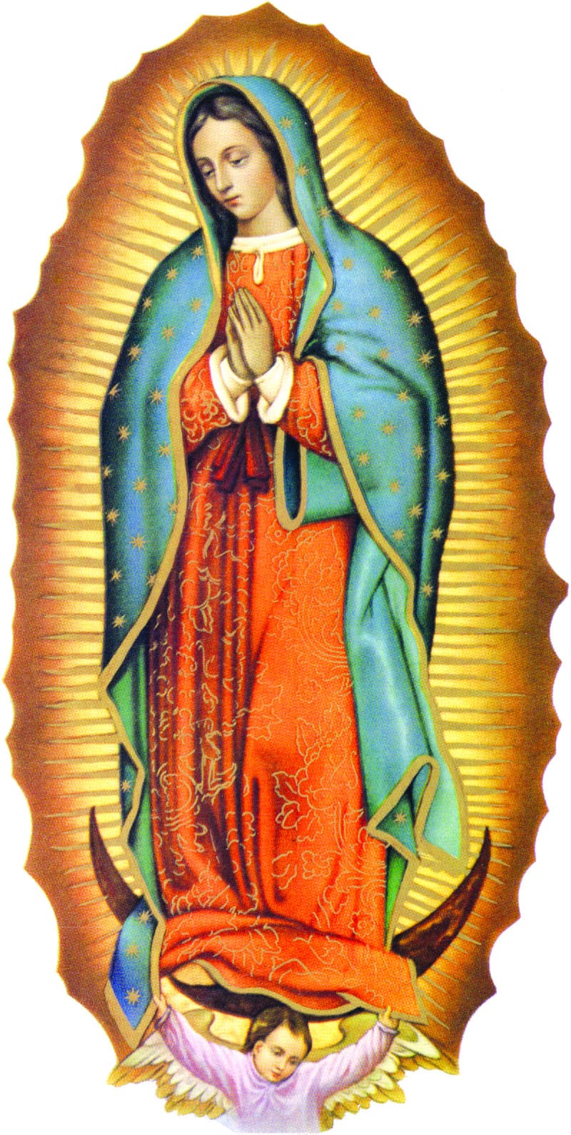 La imagen milagrosa de Nuestra Señora de Guadalupe